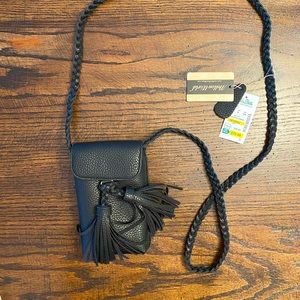 NWT black cross body purse